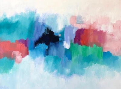 Nancy McClure - Waves of Color - Oil on Canvas - 36x48