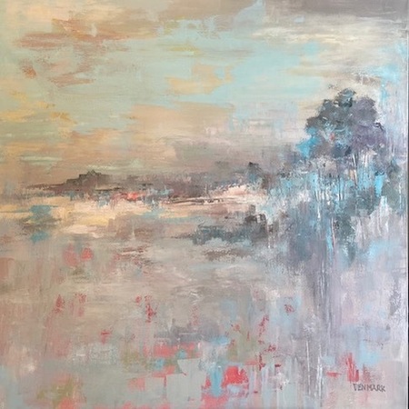 Becky Denmark - Angry Sea - Oil on Canvas - 40x40