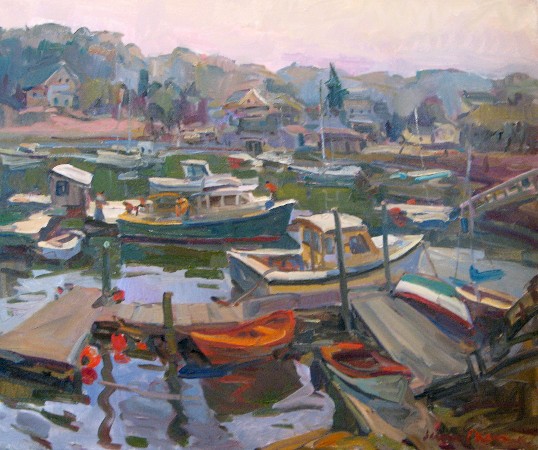 James P. Kerr - Green Cove - Oil on Canvas - 30x36 inches