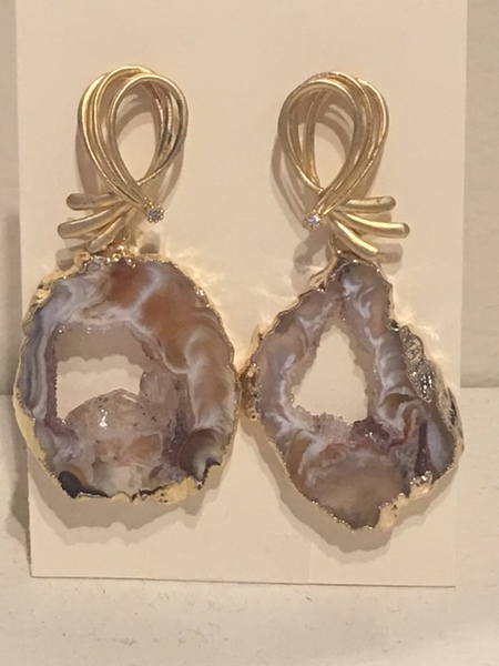 Sugarfoot Jewels - Oco Geode Earrings
