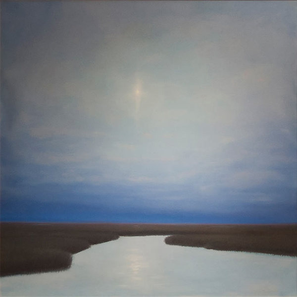 Jose Jimenez - Peaceful Moonlight - Oil on Canvas - 48x48