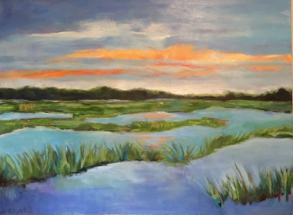 Nancy McClure - Rising Sun - Oil on Canvas - 36x48