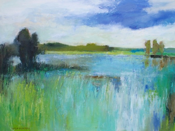 Margo Balcerek - Emerald Waters - Oil on Canvas - 30x40