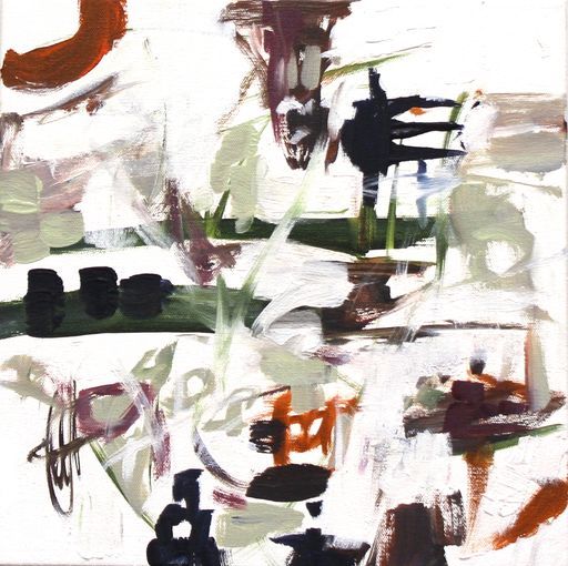 Toni Swarthout - Foraging - Acrylic on Canvas - 12x12