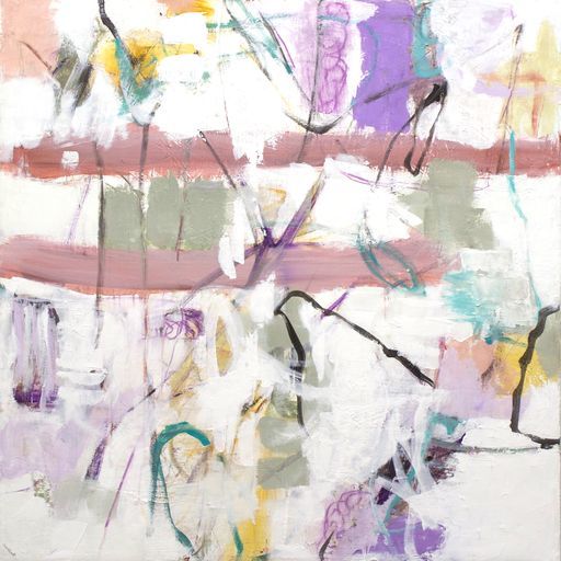 Toni Swarthout - Happy Feet - Acrylic on Canvas - 48x48