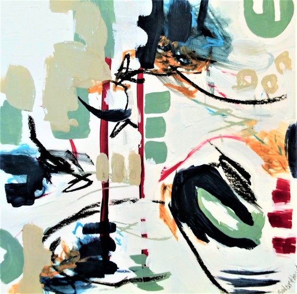 Toni Swarthout - Tiny #11 - Acrylic on Paper - 8x8