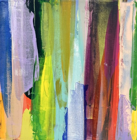 Sharon Paige - Rainbow Twist II - Acrylic on Canvas - 12x12