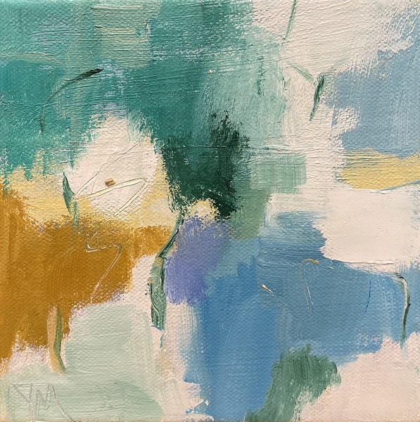 Nancy McClure - Wishful II - Oil on Canvas - 6x6