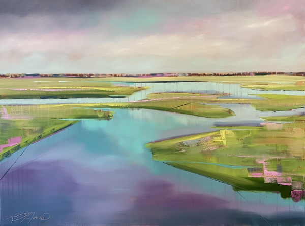 Lindsay Jones - Emerald Waters - Oil on Canvas - 30 x 40