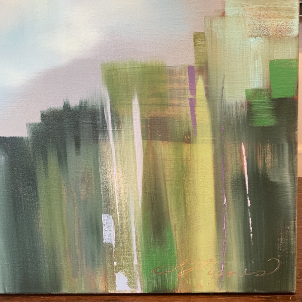 Lindsay Jones - Still Mist - Oil on Canvas - 40 x 40