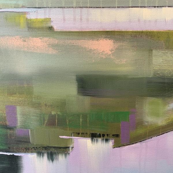Lindsay Jones - Still Mist - Oil on Canvas - 40 x 40