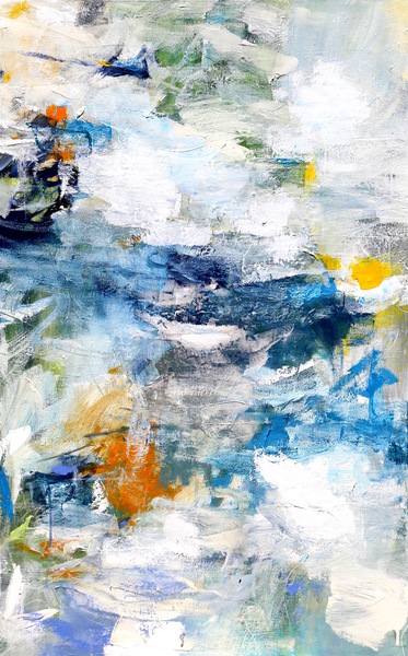 Charlotte Foust - River of Life I - Acrylic on Canvas - 48 x 30