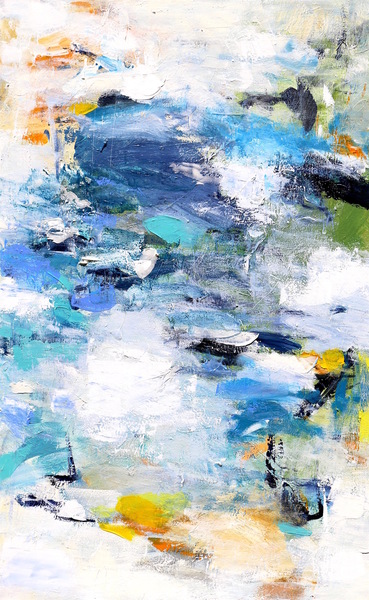 Charlotte Foust - River of Life II - Acrylic on Canvas - 48 x 30