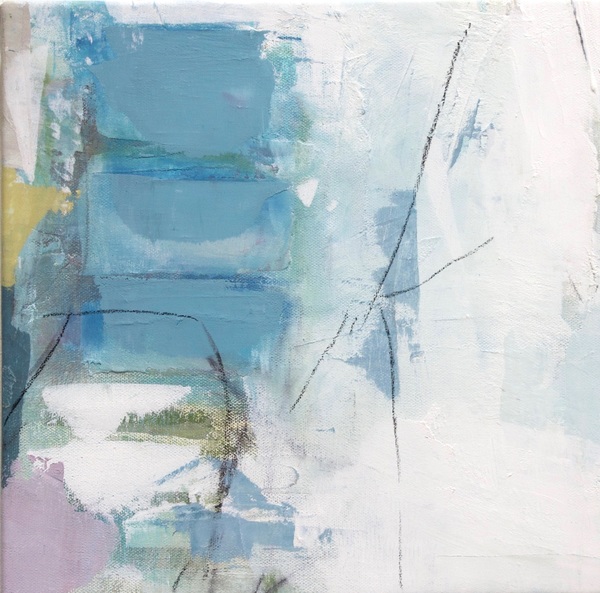 Toni Swarthout - Sails #2 - Oil on Canvas - 12 x 12