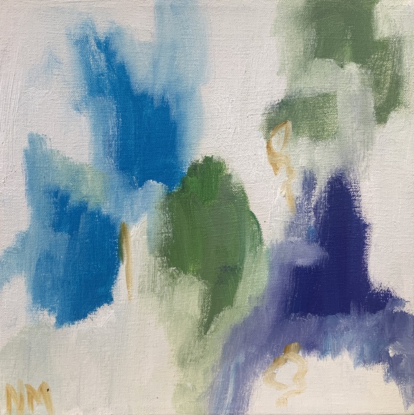 Nancy McClure - Waves I - Oil on Canvas - 12 x 12