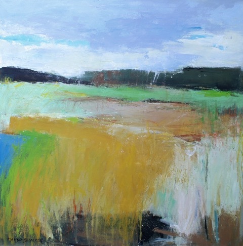Margo Balcerek - The Hidden Pond - Oil on Canvas - 30 x 30