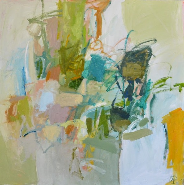 Anna Vaughn Kincheloe - Indelible - Oil on Canvas - 30x30