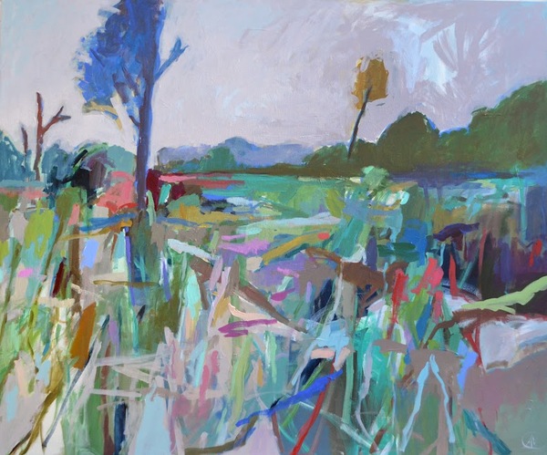 Anna Vaughn Kincheloe - Living Water - Acrylic on Canvas - 72x60