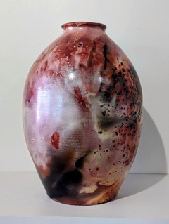 Mark Golitz - Sagger Vase - Ceramic - 11 1/2 x 8