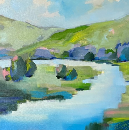 Lindsay Jones - Sweet Days - Oil on Canvas - 12x12