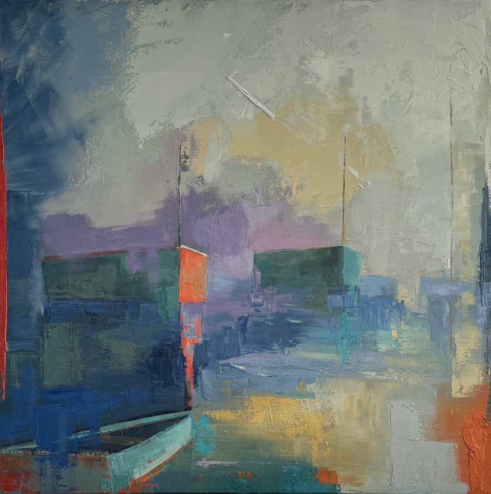 Jenny Fuller - More Light Then Darkness - Oil on Canvas - 24x24