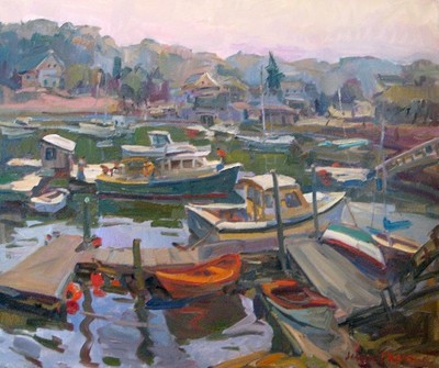 James  P. Kerr - Green Cove - Oil on Canvas - 30x36 inches