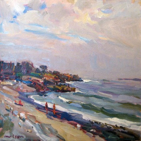 James  P. Kerr - Pebble Beach - Oil on Canvas - 25x30 inches