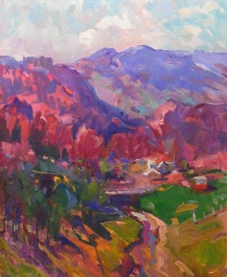 James  P. Kerr - Springtime - Oil on Canvas - 60x48