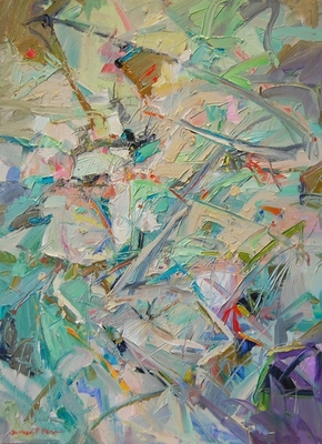 James P. Kerr - Springtime - Oil on Canvas - 40x30