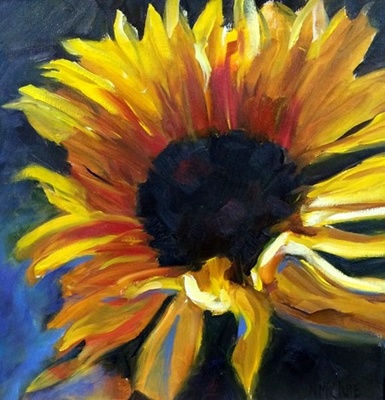 Nancy McClure - Happy Day - Oil on Canvas - 20x20