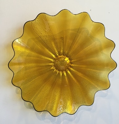 Seattle Glass Studio - Medium/Large Amber Glass - GLASS
