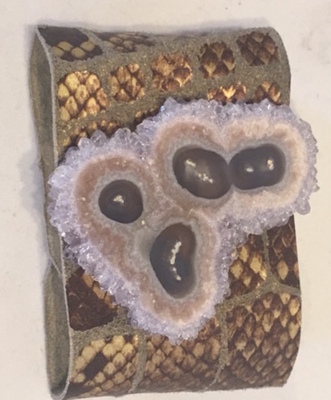 Sugarfoot Jewels - Stalactite & Leather Bracelet