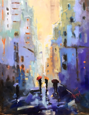 Gina Strumpf - NYC Always on my Mind - Oil on Canvas - 60x48