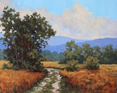 Sheila Wood Hancock - The Road Less Taken - Oil on Canvas - 24x30