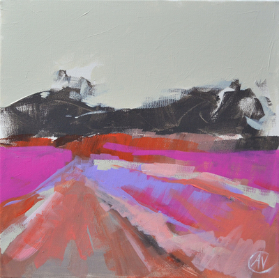 Anna Vaughn Kincheloe - Field Seeker II - Acrylic on Canvas - 12x12