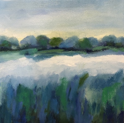 Nancy McClure - Dreamy I - Oil on Canvas - 12x12