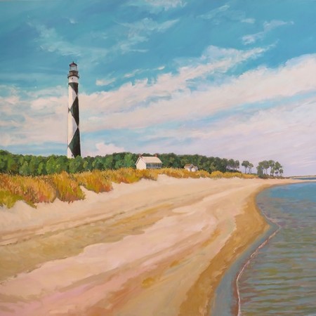 Steve Moore - Cape Lookout Bayside - Acrylic on Canvas - 48x60