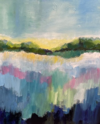 Nancy McClure - Serene Place II - Oil on Canvas - 24x20