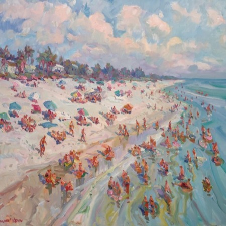 James  P. Kerr - Summer's Here - Oil on Canvas - 48x60
