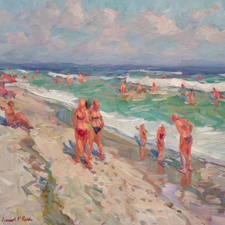 James  P. Kerr - Spring Break - Oil on Canvas - 30x36