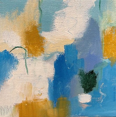 Nancy McClure - Wishful IV - Oil on Canvas - 6x6