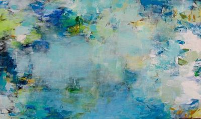 Charlotte Foust - Oasis - Acrylic on Canvas - 36x60