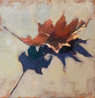 Susan Hecht - Let Go - Oil on Canvas - 12x12