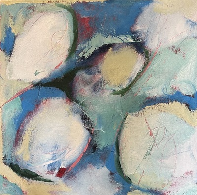 Nancy McClure - Bubbles II - Oil on Canvas - 12x12