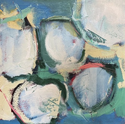 Nancy McClure - Bubbles III - Oil on Canvas - 12x12