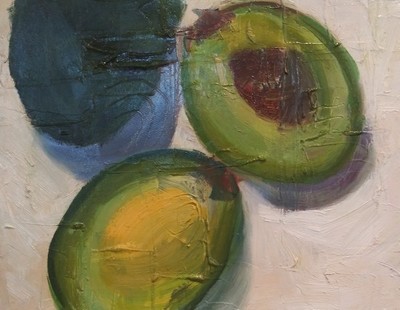 Nancy McClure - Guac I - Oil on Canvas - 8x10