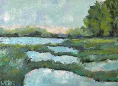 Nancy McClure - Through The Marsh II - Oil on Canvas - 18x24