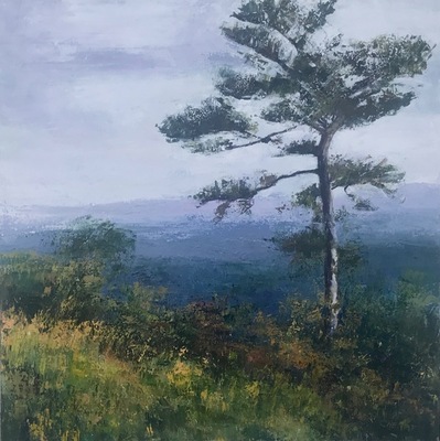 Ginny Chenet - Lone Pine - Acrylic on Canvas - 36x36