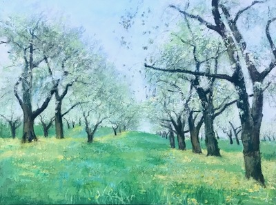 Ginny Chenet - Spring Awakening - Acrylic on Canvas - 36x48
