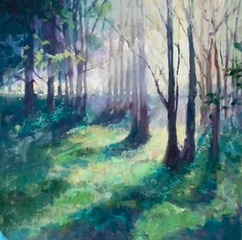 Susan Hecht - The Peace of the Wild - Oil on Canvas - 36 x 36